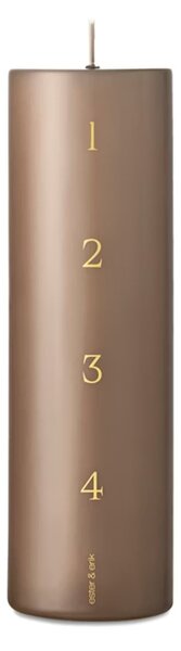 Adventní svíčka 20 cm – 24 Soft Clay