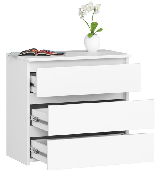 Ak furniture Komoda CL3 60 cm bílá