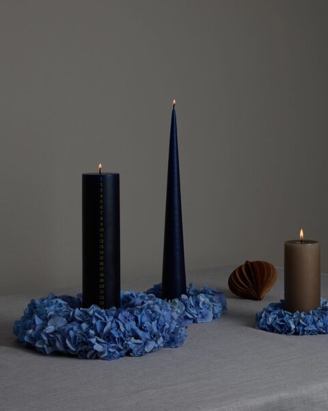 Adventní svíčka Cone 37 cm – 28 Royal Navy