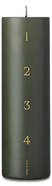 Adventní svíčka 20 cm – 70 Green soil
