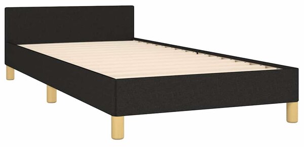 Rám postele bez matrace černý 100 x 200 cm textil 3125278
