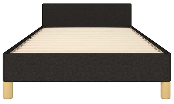 Rám postele bez matrace černý 100 x 200 cm textil 3125278