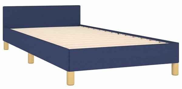 Rám postele bez matrací modrá 100x200 cm textil 3125039