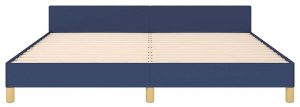 Rám postele s čelem modrý 180x200 cm textil 3125403
