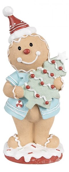 Vánoční perníček se stromečkem Gingerbread Man Pastello - 11*8*25 cm - Clayre & Eef