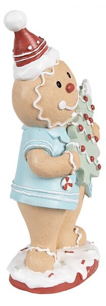 Vánoční perníček se stromečkem Gingerbread Man Pastello - 11*8*25 cm - Clayre & Eef
