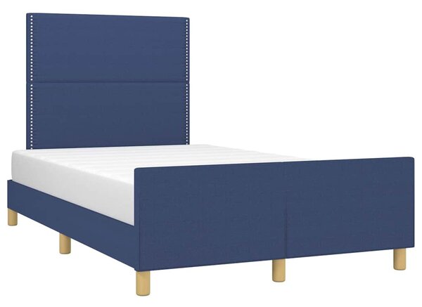 Rám postele bez matrace modrá 120x200 cm textil 3124966