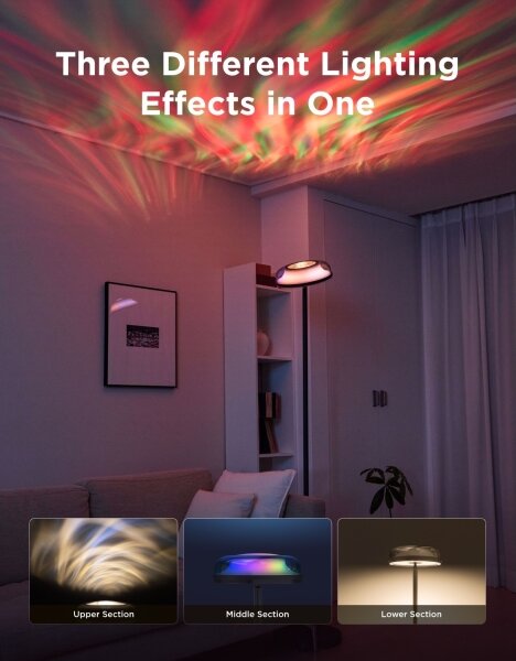 Govee-LED RGBICWW Stmívatelná stojací lampa UPLIGHTER MATTER LED/24W/230V Wi-Fi