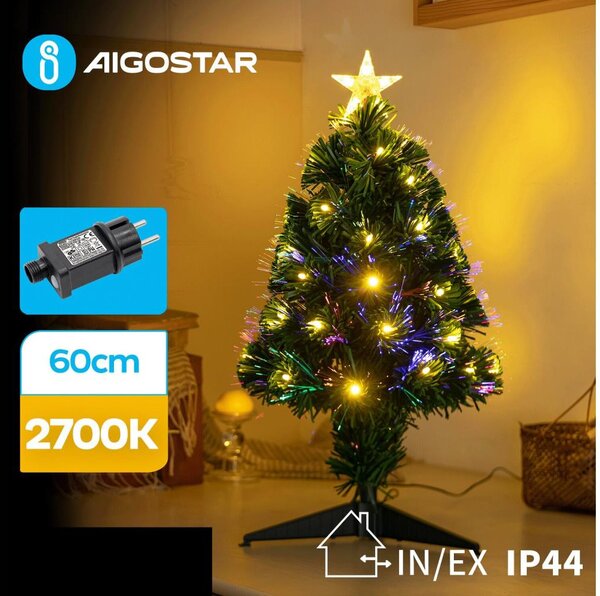 Aigostar - LED Venkovní vánoční stromek LED/3,6W/230V 60 cm IP44 teplá bílá