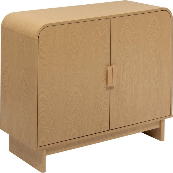 Komoda se 2 dvíky a 2 policemi, béová, 100 x 40 cm – Atmosphera, designér interiér
