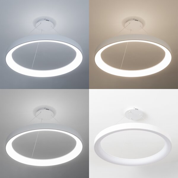 Brilagi - LED Stm. lustr FALCON II LED/108W/230V 3000-6500K pr. 80 cm bílá + DO