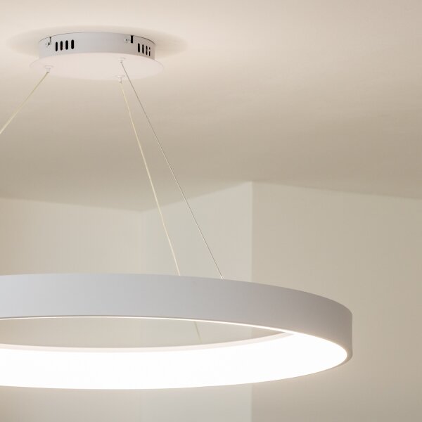 Brilagi - LED Stm. lustr FALCON II LED/108W/230V 3000-6500K pr. 80 cm bílá + DO