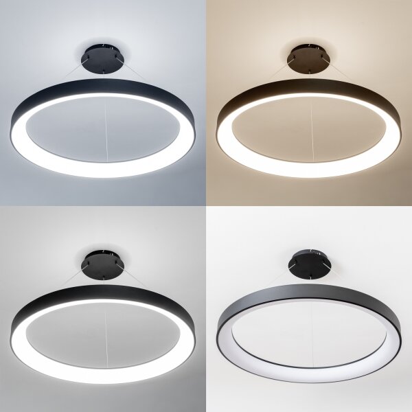 Brilagi - LED Stm. lustr FALCON II LED/108W/230V 3000-6500K pr. 80 cm černá + DO