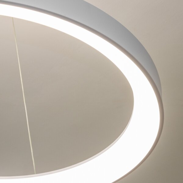 Brilagi - LED Stm. lustr FALCON II LED/108W/230V 3000-6500K pr. 80 cm bílá + DO
