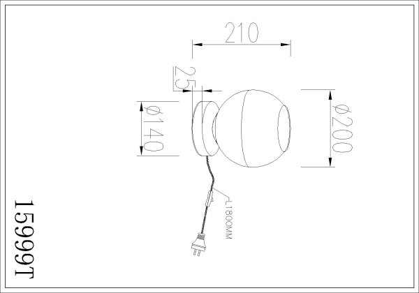 Globo 15999T - Stolní lampa RAGUSA 1xE27/60W/230V