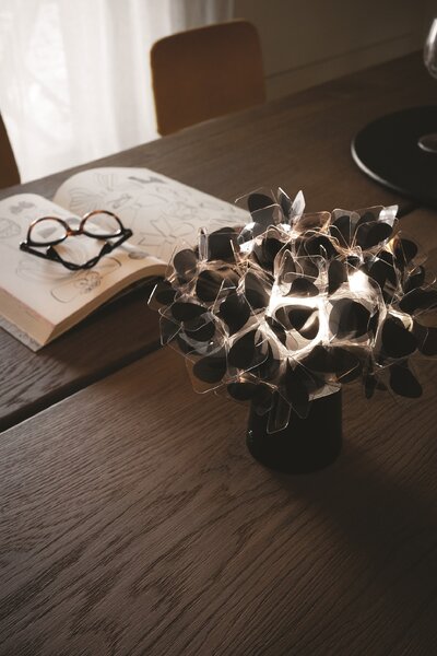 SLAMP CLIT000BNM000BD000EU Clizia Mama Non Mama Black Table, stolní designová lampička na baterii, 1,3W LED 2700K, výška 25cm