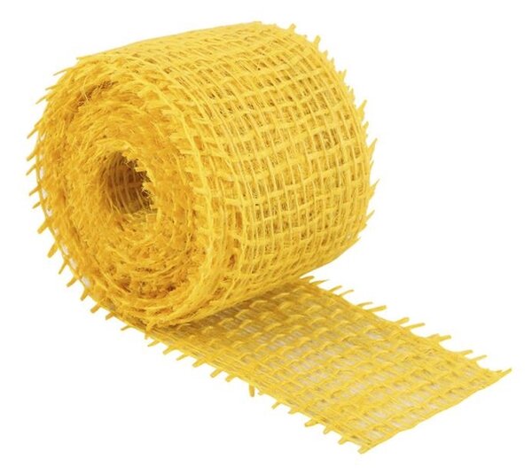 Bellatex Jutový dekorační pásek 3m x 4 cm žlutá