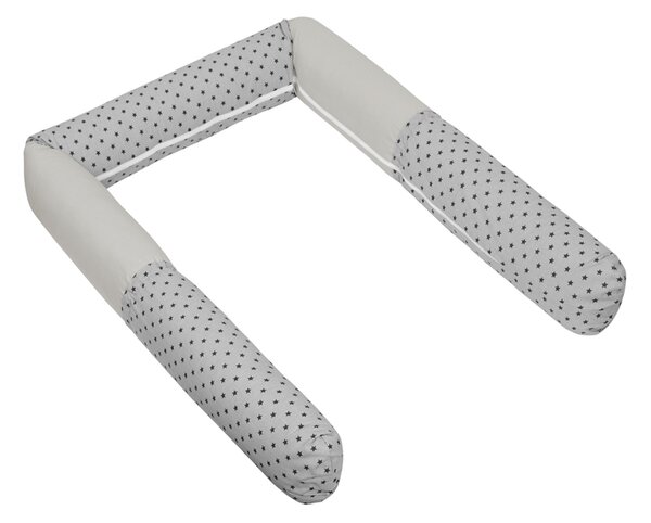 Bellatex Mantinel do postele VÁLEC průměr 16x280 cm Hvězdička šedá
