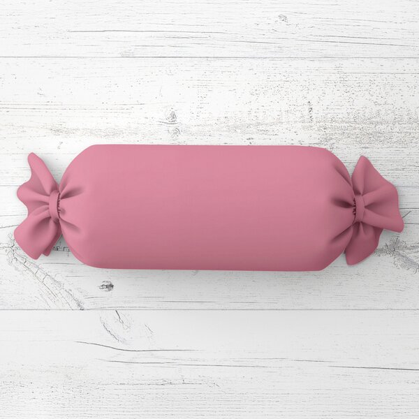 Biante Polštář válec bonbon Rongo RG-027 Růžový 15x40 cm