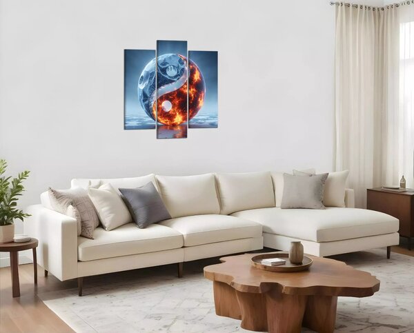 Obraz na plátně Oheň a led