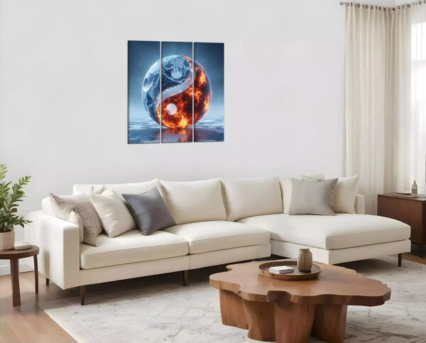 Obraz na plátně Oheň a led