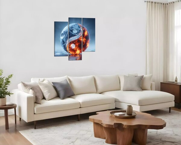 Obraz na plátně Oheň a led