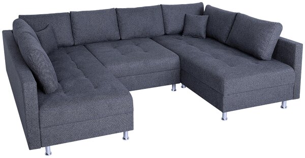SEDACÍ SOUPRAVA, textil, antracitová P & B - Sedací soupravy, Online Only