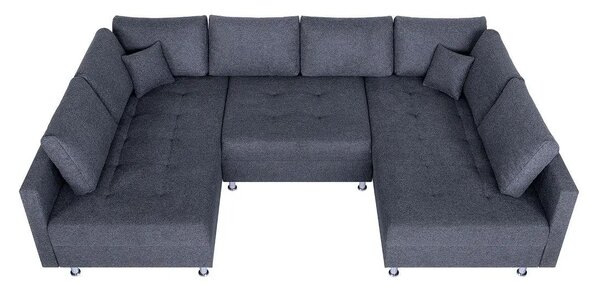 SEDACÍ SOUPRAVA, textil, antracitová P & B - Sedací soupravy, Online Only