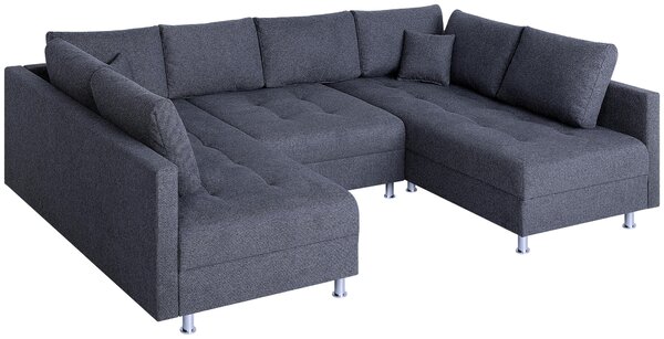 SEDACÍ SOUPRAVA, textil, antracitová P & B - Sedací soupravy, Online Only