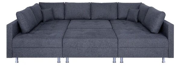 SEDACÍ SOUPRAVA, textil, antracitová P & B - Sedací soupravy, Online Only
