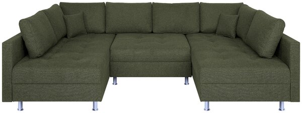 SEDACÍ SOUPRAVA, textil, olivově zelená P & B - Sedací soupravy, Online Only