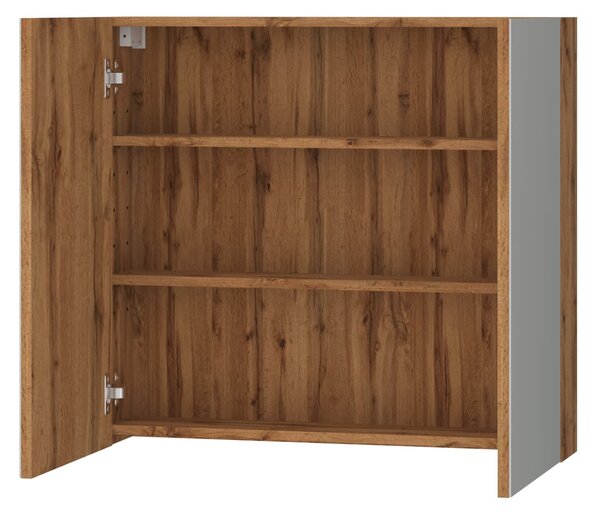 Lavedo Lotta Wotan Oak 60 – galerka (zrcadlová skříňka), smontovaná, závěsná | Lavedo by Aplomo