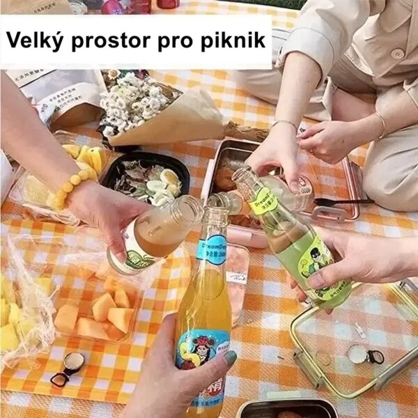 Gaira® Deka na piknik 4868, Barva červená