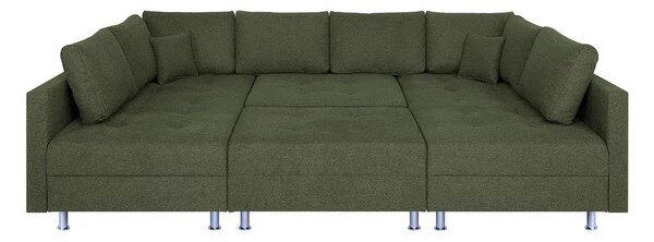 SEDACÍ SOUPRAVA, textil, olivově zelená P & B - Sedací soupravy, Online Only