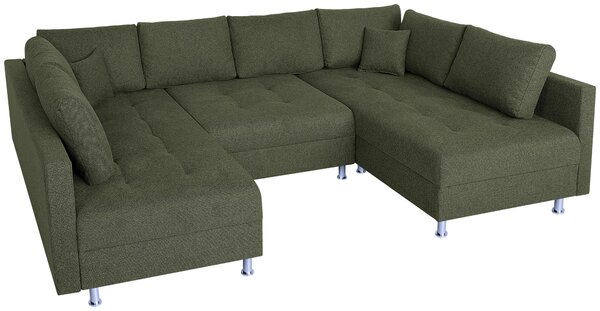 SEDACÍ SOUPRAVA, textil, olivově zelená P & B - Sedací soupravy, Online Only