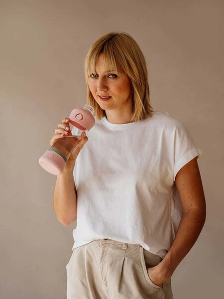 Skleněná lahev EQUA Active Berry 550 ml