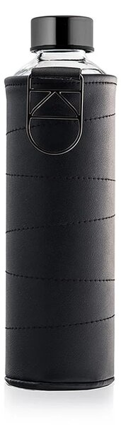 Skleněná lahev s obalem z umělé kůže EQUA Graphite 750 ml
