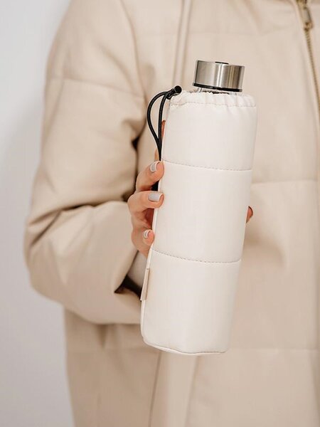 Skleněná lahev s obalem z umělé kůže EQUA Puffy Cream 750 ml