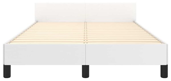 Rám postele s čelem bílý 120x200 cm umělá kůže 3125562