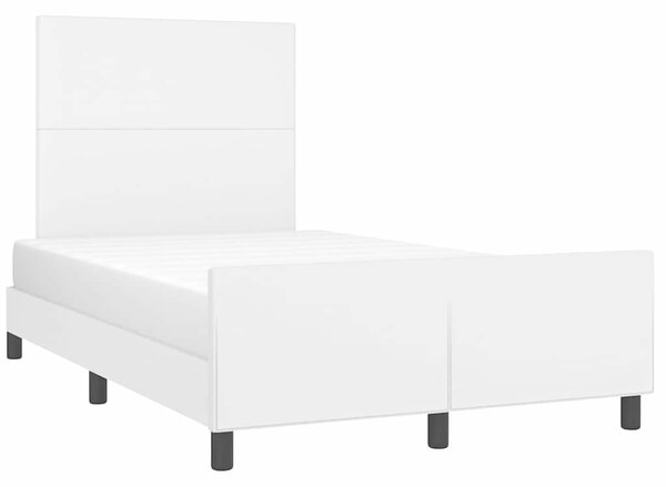 Rám postele s čelem bílý 120x200 cm umělá kůže 3125440