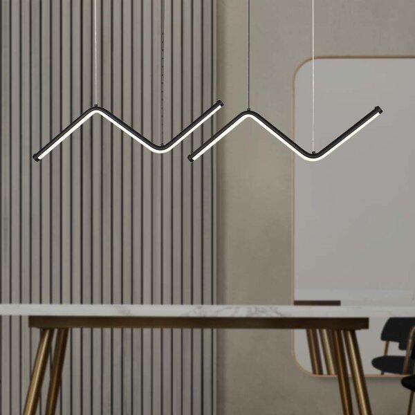 LED Solution Černé závěsné LED svítidlo designové 100cm 12W 6937
