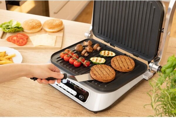 Sencor - Kontaktní gril 2100W/230V matný chrom