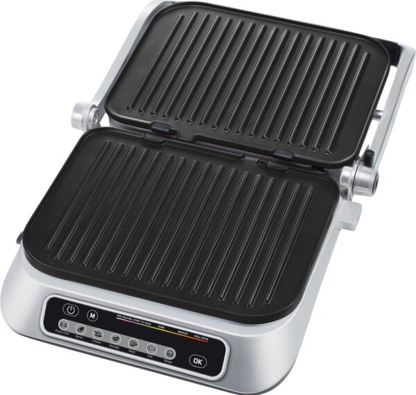 Sencor - Kontaktní gril 2100W/230V matný chrom