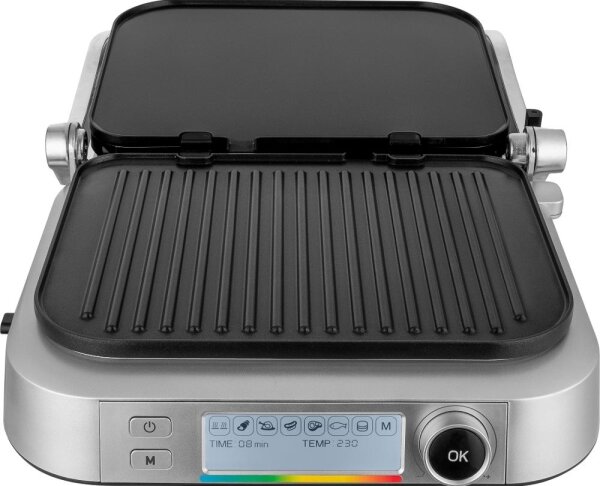 Sencor - Kontaktní gril 2100W/230V matný chrom