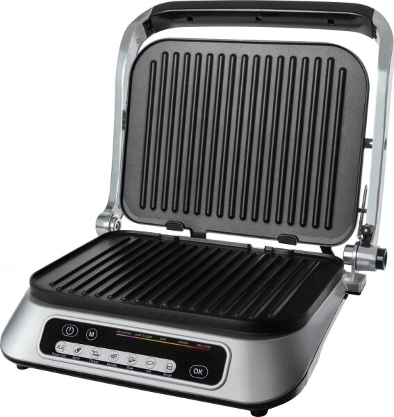 Sencor - Kontaktní gril 2100W/230V matný chrom