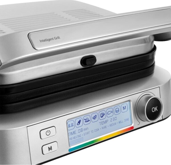 Sencor - Kontaktní gril 2100W/230V matný chrom