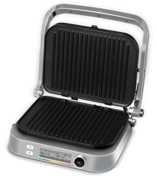 Sencor - Kontaktní gril 2100W/230V matný chrom