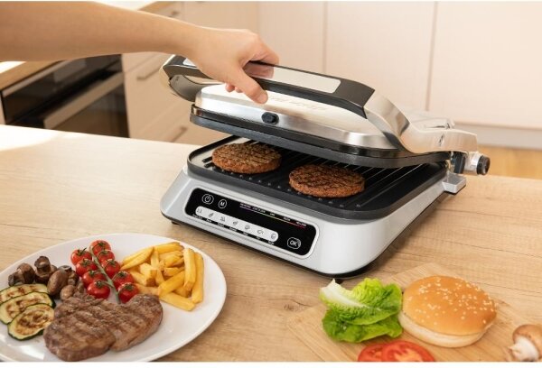 Sencor - Kontaktní gril 2100W/230V matný chrom