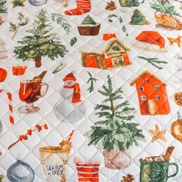 Přehoz na postel FESTIVE MAGIC, barevný Rozměr: 170 x 210 cm