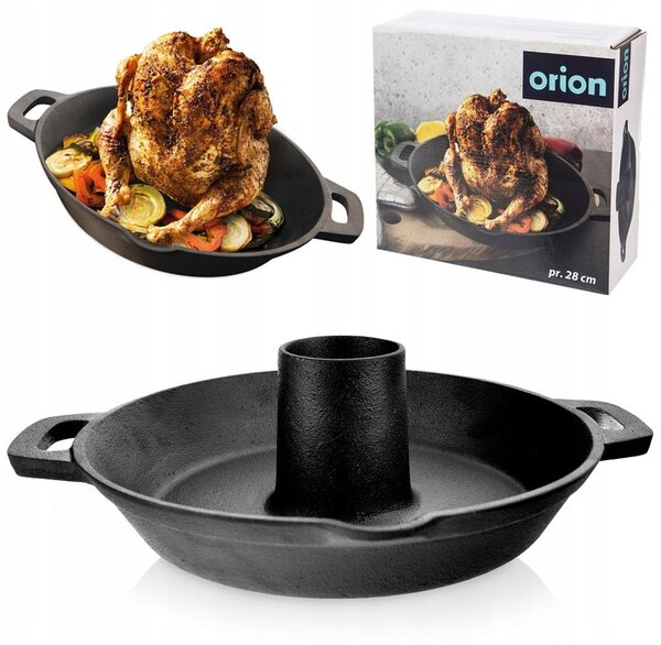 Grilovací pánev Orion 8592381190057 28 cm litinová